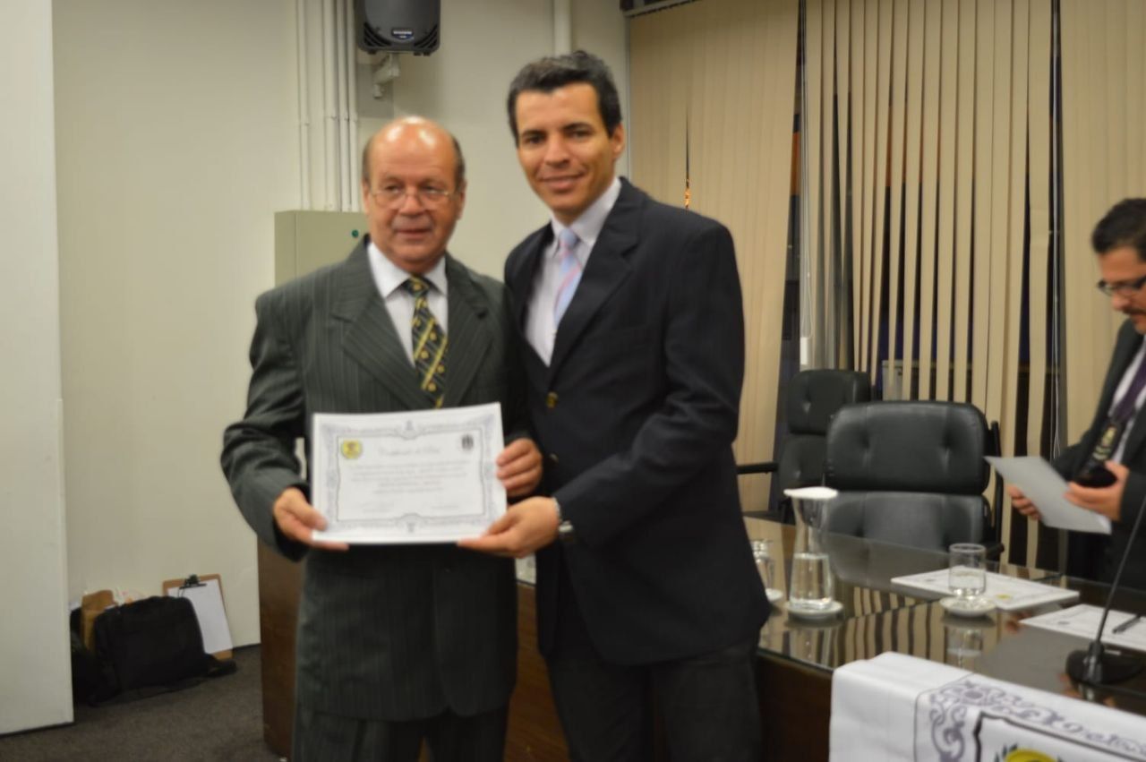 Entrega de certificado da AJISP
